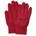 Red Knit Gloves